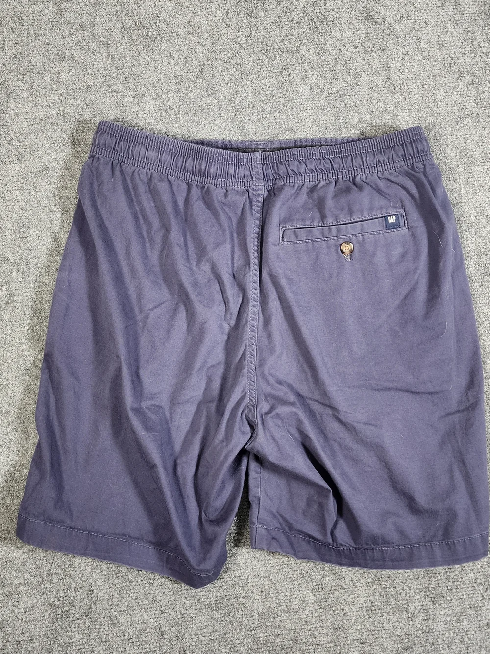 Gap Mens Navy Drawstring Shorts Size M Cotton & Polyester Comfortable & Stylish